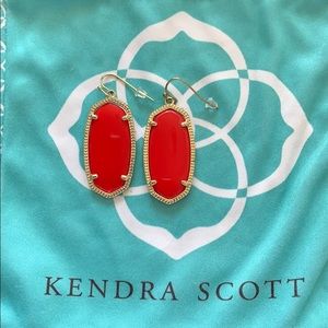 Kendra Scott Elle Earrings in Red